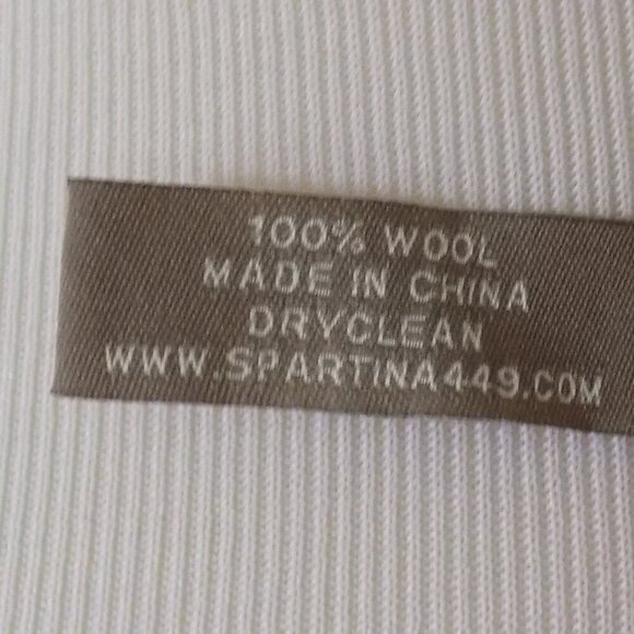 Spartina 449 100% Wool Scarf Lightweight Orange Brown Tan - Picture 5 of 6